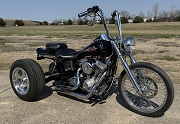 Harley Davidson Dyna with Frankenstein Trike Conversion
